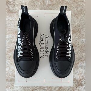 Alexander McQueen Black and White Sneakers